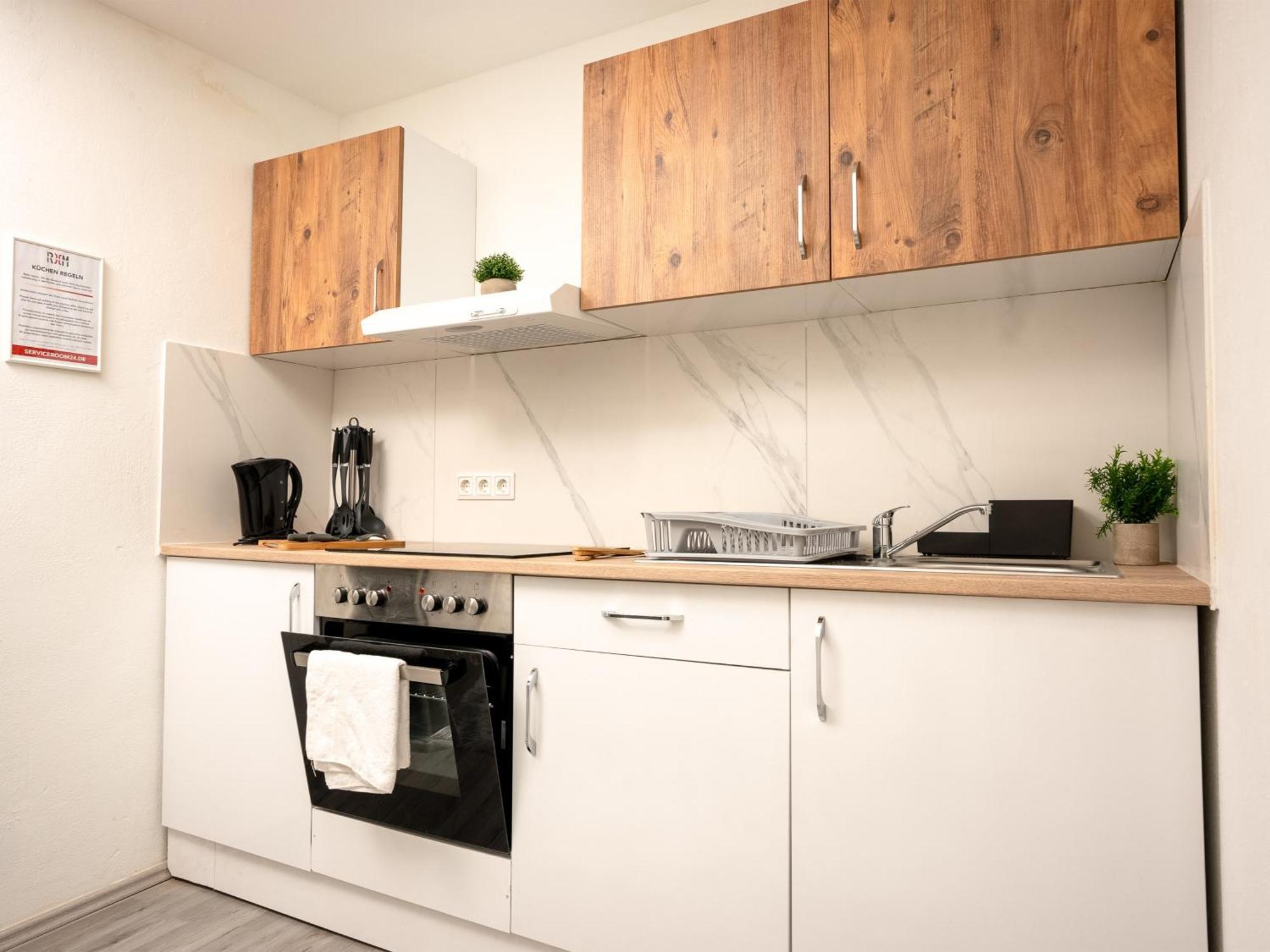 Serviceroom24 - Apartment 4 In Herten Wlan - Smart-Tv - 24-7 Check-In Und Kueche ภายนอก รูปภาพ
